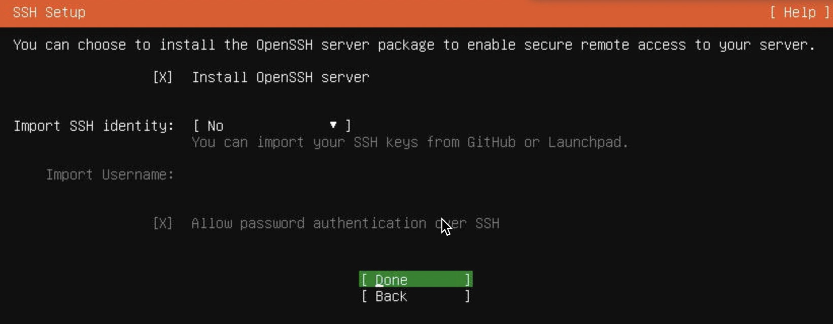 SSH Setup