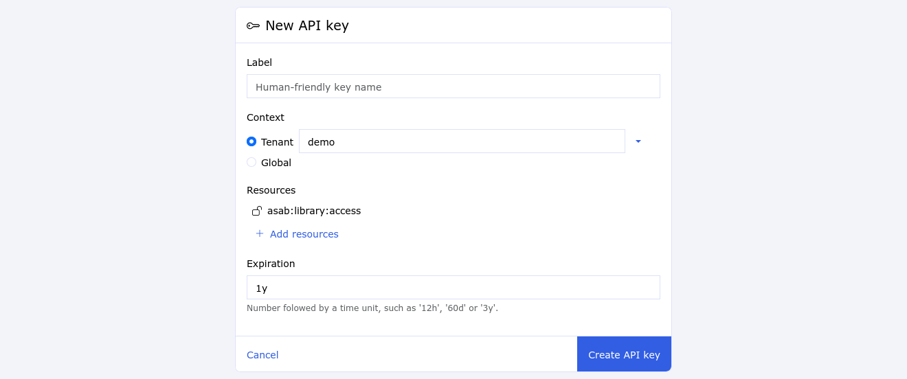 API Key Management
